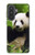 S1073 Panda Enjoy Eating Case For Samsung Galaxy A57