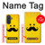 S1145 Yellow Mustache Sun Case For Samsung Galaxy A57