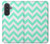 S1723 Mint Chevron Zigzag Case For Samsung Galaxy A57
