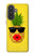 S2443 Funny Pineapple Sunglasses Kiss Case For Samsung Galaxy A57