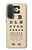 S2502 Eye Exam Chart Decorative Decoupage Poster Case For Samsung Galaxy A57