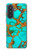 S2688 Aqua Copper Turquoise Gemstone Graphic Case For Samsung Galaxy A57
