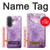 S2690 Amethyst Crystals Graphic Printed Case For Samsung Galaxy A57