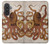 S2801 Vintage Octopus Case For Samsung Galaxy A57