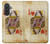 S2833 Poker Card Queen Hearts Case For Samsung Galaxy A57