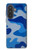S2958 Army Blue Camo Camouflage Case For Samsung Galaxy A57
