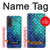 S3047 Green Mermaid Fish Scale Case For Samsung Galaxy A57