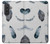 S3085 Feather Paint Pattern Case For Samsung Galaxy A57