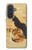 S3229 Vintage Cat Poster Case For Samsung Galaxy A57