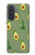 S3285 Avocado Fruit Pattern Case For Samsung Galaxy A57