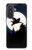 S3289 Flying Pig Full Moon Night Case For Samsung Galaxy A57