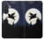 S3289 Flying Pig Full Moon Night Case For Samsung Galaxy A57