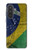 S3297 Brazil Flag Vintage Football Graphic Case For Samsung Galaxy A57