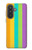 S3678 Colorful Rainbow Vertical Case For Samsung Galaxy A57