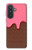 S3754 Strawberry Ice Cream Cone Case For Samsung Galaxy A57