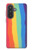 S3799 Cute Vertical Watercolor Rainbow Case For Samsung Galaxy A57