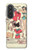 S3820 Vintage Cowgirl Fashion Paper Doll Case For Samsung Galaxy A57