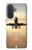S3837 Airplane Take off Sunrise Case For Samsung Galaxy A57