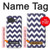 S2345 Navy Blue Shavron Zig Zag Pattern Case For Google Pixel 10a