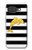 S2882 Black and White Striped Gold Dolphin Case For Google Pixel 10a
