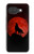 S2955 Wolf Howling Red Moon Case For Google Pixel 10a