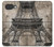 S3416 Eiffel Tower Blueprint Case For Google Pixel 10a