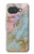S3717 Rose Gold Blue Pastel Marble Graphic Printed Case For Google Pixel 10a