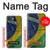 S3297 Brazil Flag Vintage Football Graphic Case For iPhone 17e