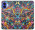 S4085 Cosmic Spaceship Psychedelic Art Case For iPhone 16