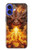 S4090 Epic Fire Dragon Fantasy Illustration Case For iPhone 16