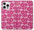 S4097 Pink Floral Seamless Pattern Design Case For iPhone 16 pro