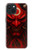 S4099 Mystic Red Demon Illustration Case For iPhone 15