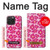S4097 Pink Floral Seamless Pattern Design Case For iPhone 15 Pro Max