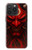 S4099 Mystic Red Demon Illustration Case For iPhone 15 Pro Max