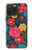 S4105 Vibrant Colorful Floral Pattern Case For iPhone 15 Pro Max