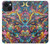 S4085 Cosmic Spaceship Psychedelic Art Case For iPhone 14