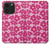 S4097 Pink Floral Seamless Pattern Design Case For iPhone 14 Pro