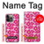 S4097 Pink Floral Seamless Pattern Design Case For iPhone 14 Pro
