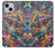 S4085 Cosmic Spaceship Psychedelic Art Case For iPhone 13