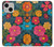 S4105 Vibrant Colorful Floral Pattern Case For iPhone 13 mini