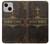 S4109 Vintage Antique Bible Book Cover Art Case For iPhone 13 mini