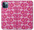 S4097 Pink Floral Seamless Pattern Design Case For iPhone 12 Pro Max