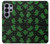 S4087 Cute Green Ghost Cartoon Pattern Case For Samsung Galaxy S26 Ultra
