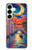 S4083 Colorful Painting Moonlit Venice City Case For Samsung Galaxy S25 Plus