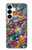S4085 Cosmic Spaceship Psychedelic Art Case For Samsung Galaxy S25 Plus
