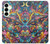 S4085 Cosmic Spaceship Psychedelic Art Case For Samsung Galaxy S25 Plus