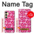S4097 Pink Floral Seamless Pattern Design Case For Samsung Galaxy S24 FE