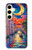S4083 Colorful Painting Moonlit Venice City Case For Samsung Galaxy S24