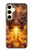 S4090 Epic Fire Dragon Fantasy Illustration Case For Samsung Galaxy S24