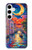 S4083 Colorful Painting Moonlit Venice City Case For Samsung Galaxy S24 Plus